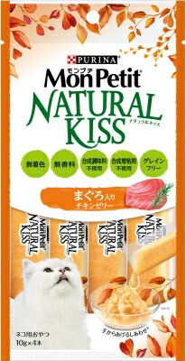 モンプチ　ナチュラルキッス　まぐろ入りチキンゼリー キャットフード ネスレ日本 ペット フード 40ｇ