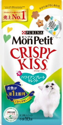 モンプチ　クリスピーキッスハワイアンプレートセレクト キャットフード ネスレ日本 ペット フード 30ｇ