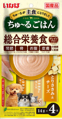 ちゅーるごはん　とりささみ＆チーズ14ｇ×4本 いなば　ペットフード　ペット