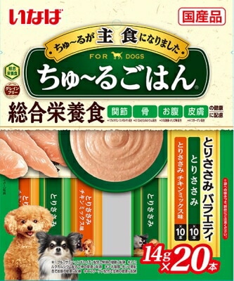 ちゅーるごはん　とりささみバラエティ14ｇ×20本 いなば　ペットフード　ペット