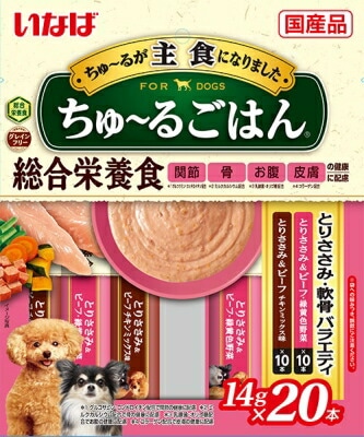 ちゅーるごはん　とりささみ　ビーフバラエティ14ｇ×20本 いなば　ペットフード　ペット