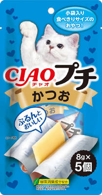 ＣＩＡＯプチ　かつお8ｇ×5個 いなば　ペットフード　ペット