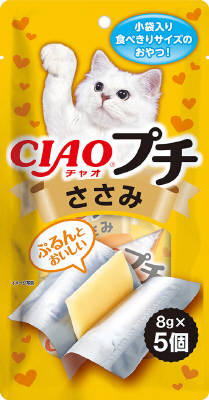 ＣＩＡＯプチ　ささみ8ｇ×5個 いなば　ペットフード　ペット