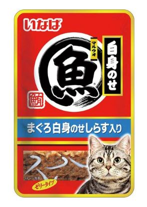 マルウオ白身のせパウチまぐろ白身のせしらす入り40ｇ いなば　ペットフード　ペット