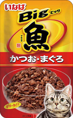 Ｂｉｇマルウオかつお・まぐろ80ｇ いなば　ペットフード　ペット