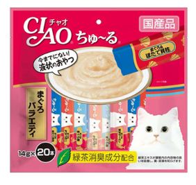チャオちゅーるまぐろバラエティ14ｇ×20 いなば　ペットフード　ペット