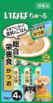 いなば　ちゅーる　総合栄養食　かつお14ｇ×4本 いなば　ペットフード　ペット