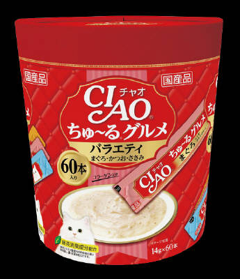 チャオちゅーるグルメバラエティ14ｇ×60本 いなば　ペットフード　ペット