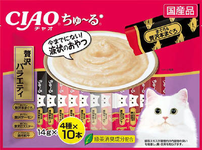 ＳＣ－185　ちゅーる40本入り贅沢バラエティ14ｇ×40本 いなば　ペットフード　ペット