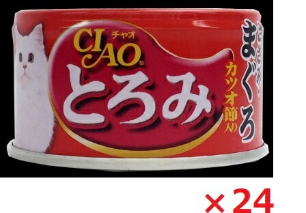 【24個セット】Ａ-42　とろみ　ささみ・まぐろ　カツオ節入り80ｇ いなば　ペットフード　ペット まとめ買い