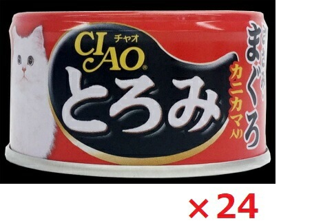 【24個セット】Ａ-43　とろみ　ささみ・まぐろ　カニカマ入り80ｇ いなば　ペットフード　ペット まとめ買い