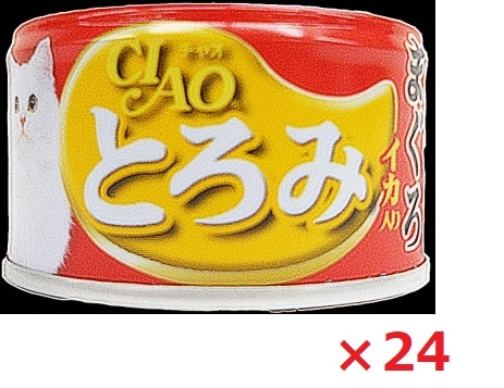 【24個セット】Ａ-53チャオとろみささみ・まぐろイカ入り80ｇ いなば　ペットフード　ペット まとめ買い