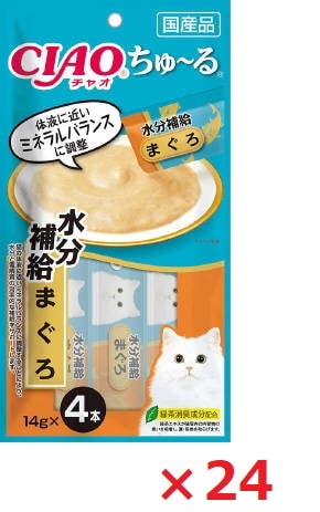 【24個セット】ちゅーる　水分補給　まぐろ14ｇ×4本 いなば　ペットフード　ペット まとめ買い