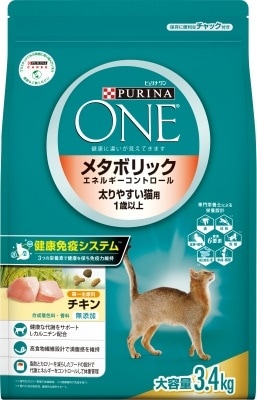 ピュリナワンキャットメタボリックエネルギーコントロール1歳から全ての年齢にチキン キャットフード ネスレ日本 ペット フード 3．4ｋｇ