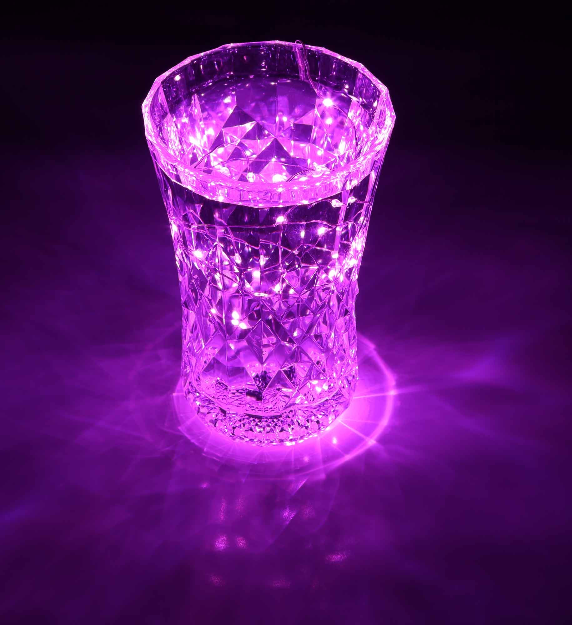 LED イルミネーションライト ジュエル ストリング 3m ピンク