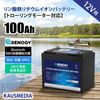 12V 100Ah リン酸鉄リチウムイオンバッテリー RENOGY トローリングモーター エレキモーター 適合 IP67 ABYC準拠 マリンバッテリー 釣り ボート 軽量 非常用電源 LiFePO4