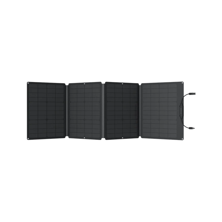 EcoFlow 110W ソーラーパネル 単結晶 高効率 折りたたみ式 IP68 防水