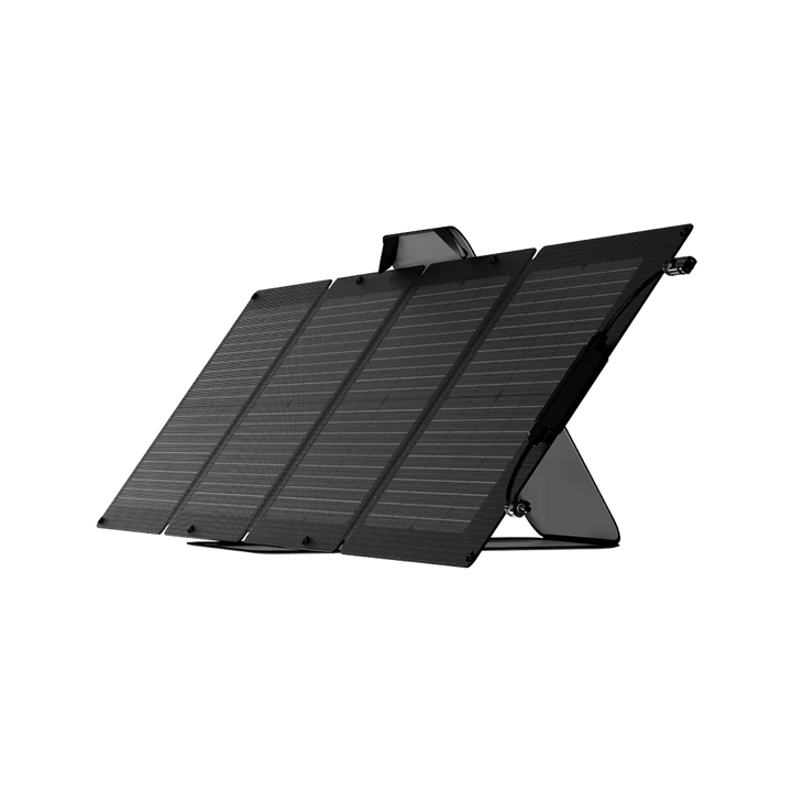 EcoFlow 110W ソーラーパネル 単結晶 高効率 折りたたみ式 IP68 防水