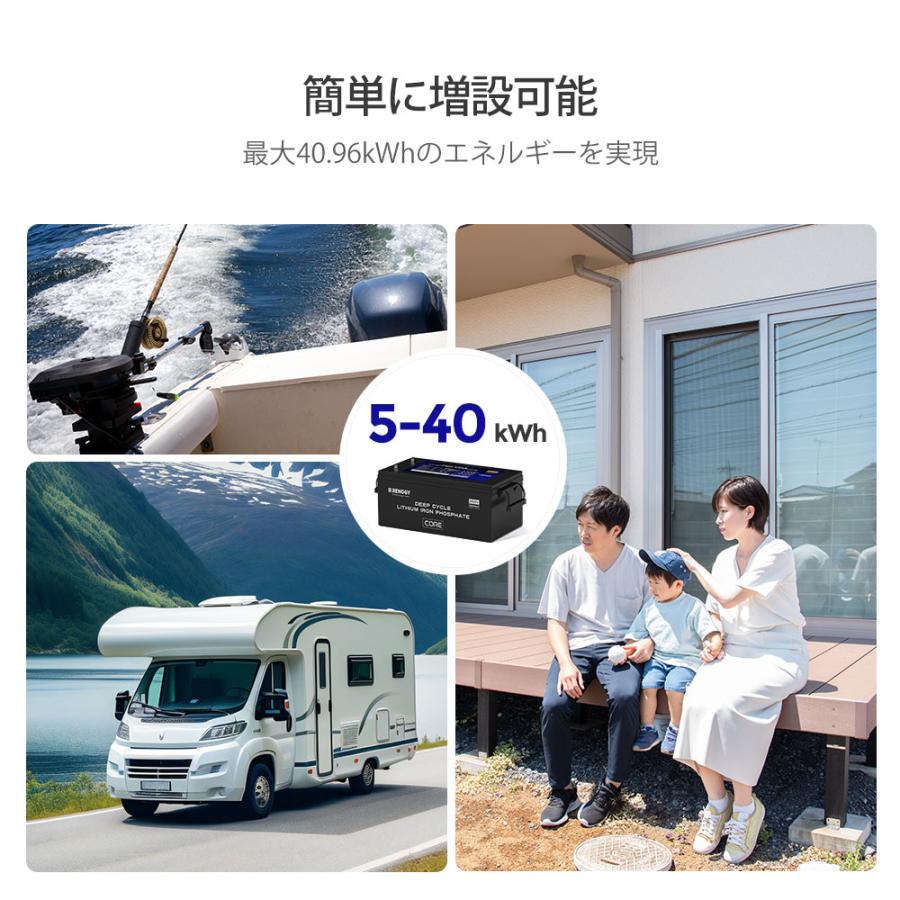 24V 200Ah RENOGY リン酸鉄 リチウムイオンバッテリー ヒート機能付 寒冷地仕様 軽量 非常用電源 LiFePO4 防災 船舶 サブバッテリー 車中泊 アウトドア