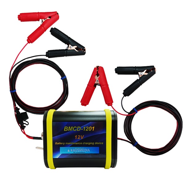 ドライブレコーダー等でバッテリー上がりを防止する充電セット BMCD
