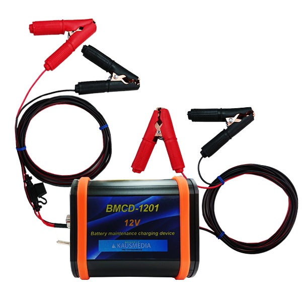 ドライブレコーダー等でバッテリー上がりを防止する充電セット BMCD