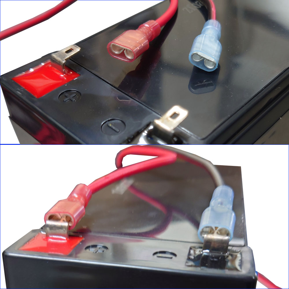 3ｍ FA形 端子 防水コネクタ付 9Ahバッテリー 接続用 ケーブル KAUSMEDIA チャージコントローラー間 交換用 KAUSMEDIA