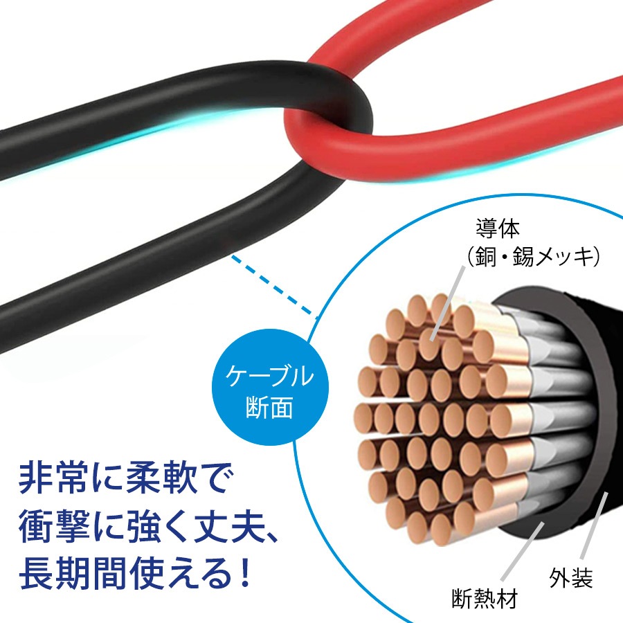 2.5SQ 3m MC4コネクタ付 ソーラーパネル 延長ケーブル 接続用 耐候性 屋外ケーブル