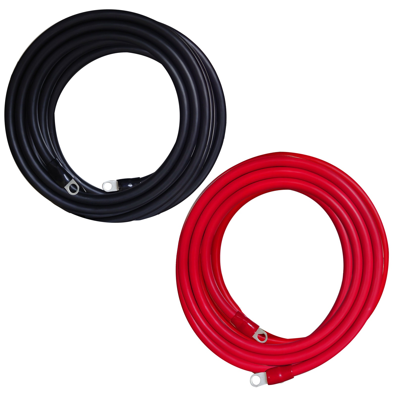 38SQ 7m KIV ケーブル R38-10S ニチフ 丸形圧着端子 10mm穴 絶縁キャップ 圧着 加工済 国内メーカー バッテリーケーブル 電気機器用ビニル絶縁電線 赤 黒セット 700cm