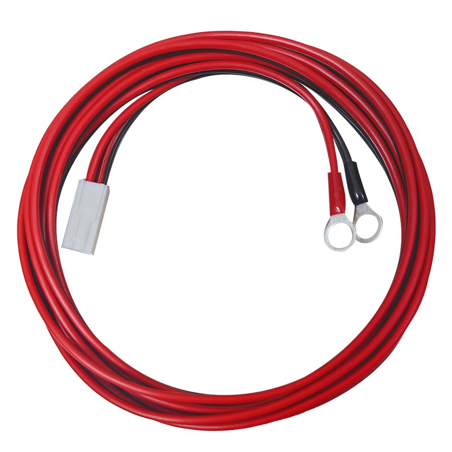 R2-8 ELコネクター付 バッテリー 接続 ケーブル 3m 丸形 圧着端子 8mm バッテリー チャージコントローラー間 0.75SQ カウスメディア