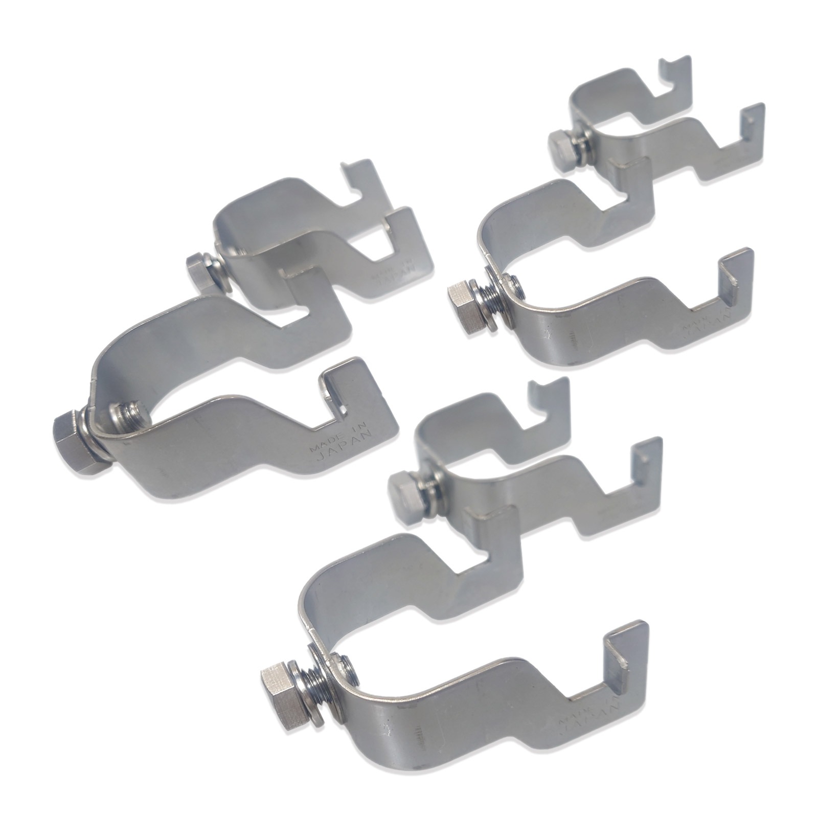 ソーラーパネル 固定 単管パイプ用 固定金具 48.6 自作 架台 DIY 6点セット 20W 100W アルミフレーム対応