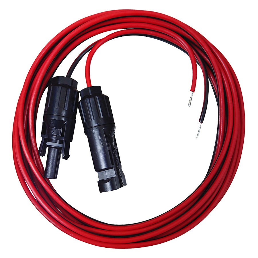 MC4コネクター付 出力 ソーラー 延長ケーブル 5m ソーラーパネル チャージコントローラー間 0.75SQ カウスメディア