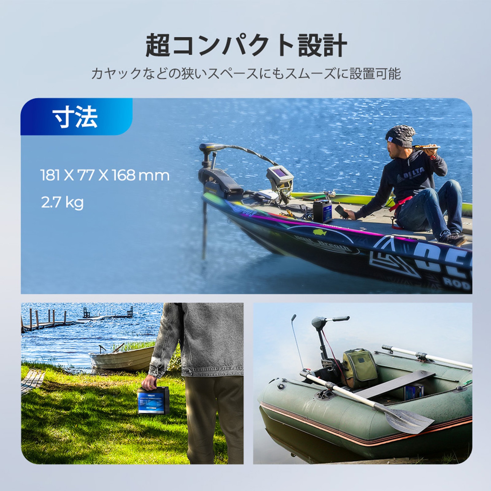 12V 20Ah リン酸鉄リチウムイオンバッテリー RENOGY トローリングモーター 釣り ボート エレキモーターに最適 軽量 非常用電源 LiFePO4 船舶 アウトドア