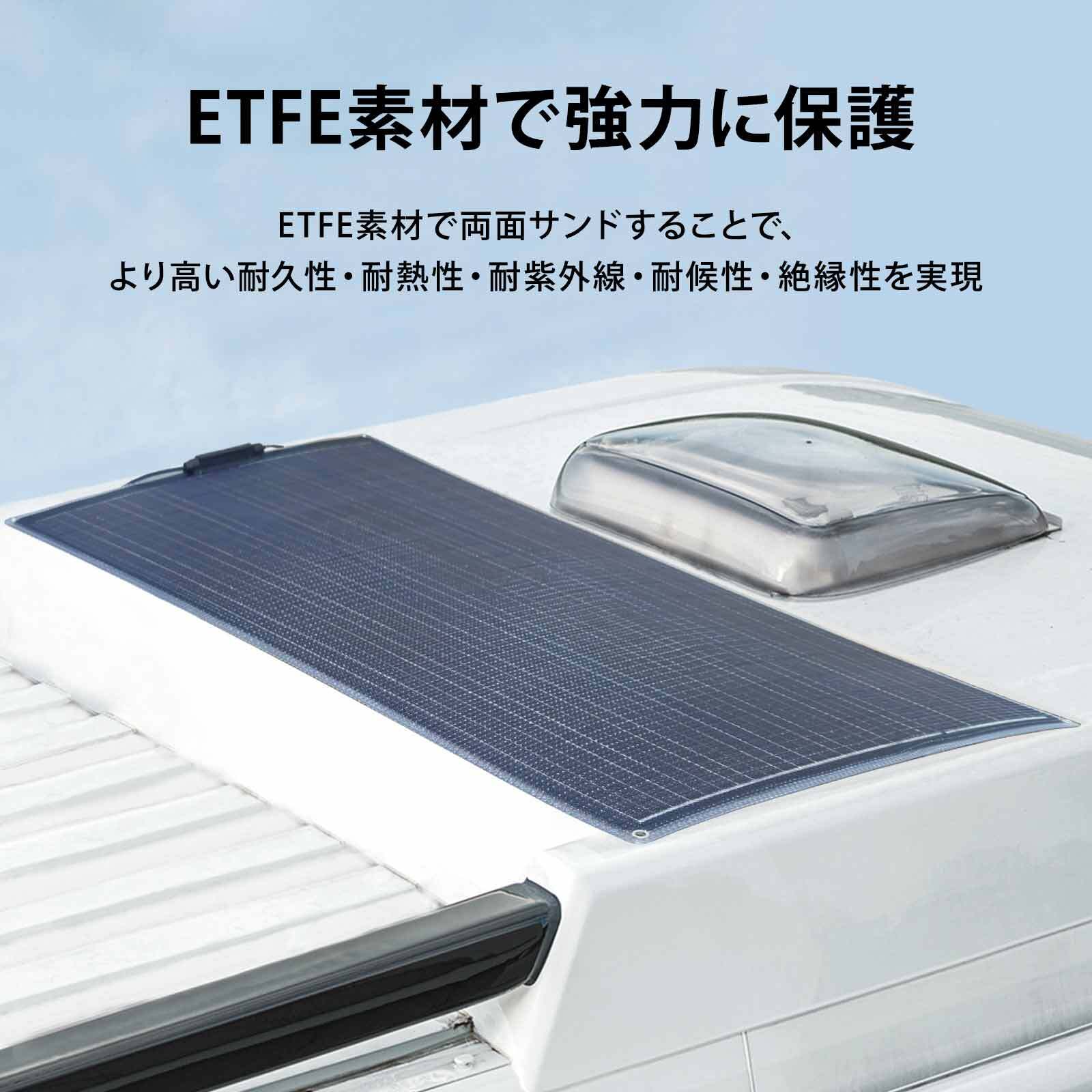 60W ソーラーパネル 12V システム バッテリー充電 船舶用