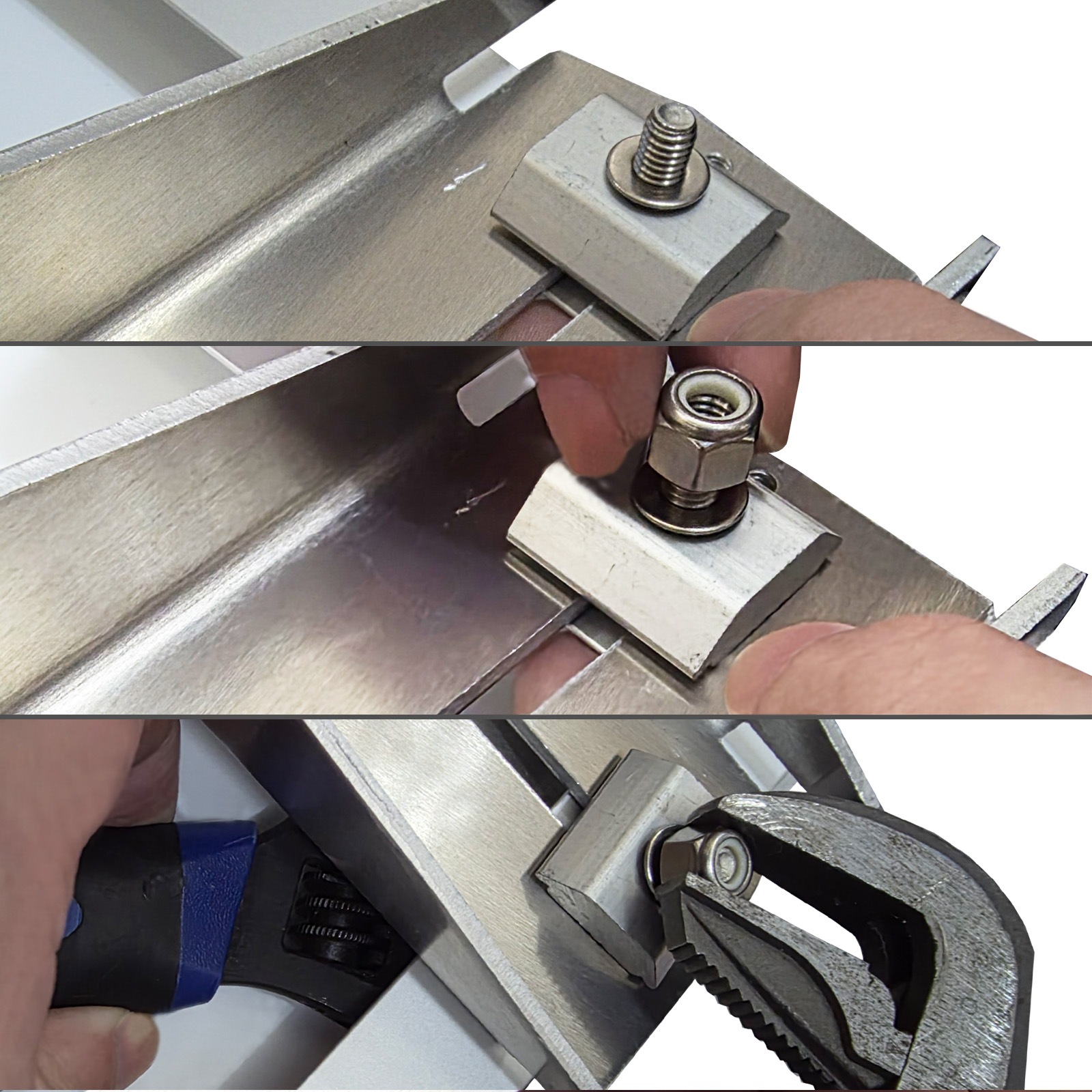 角度調整式 ソーラーパネル用 アルミ製 架台 耐腐食性 単管パイプ 支柱 バンド固定 汎用型 角度 15度 35度 45度 65度 固定台 DIY 自作用パーツ