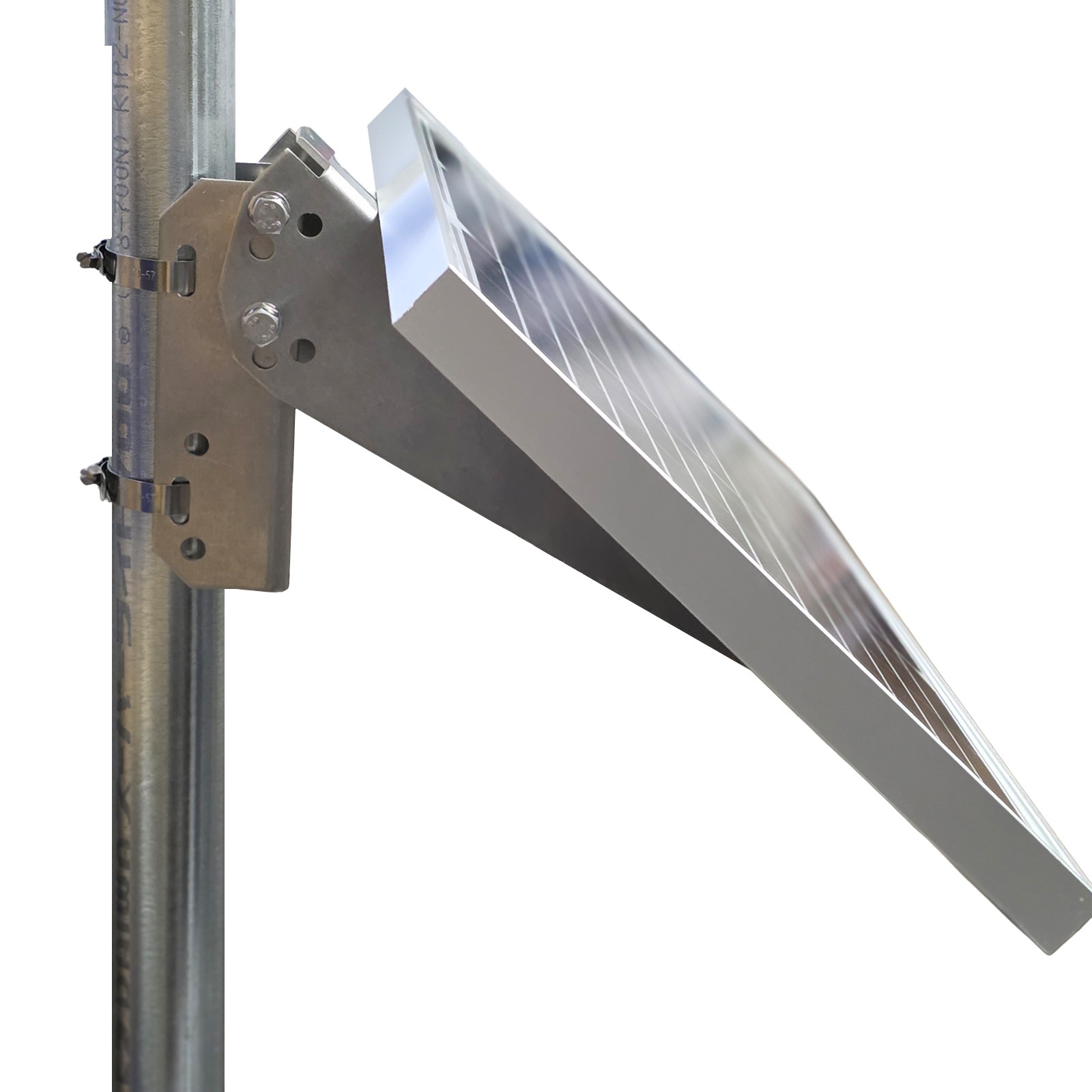 角度調整式 ソーラーパネル用 アルミ製 架台 耐腐食性 単管パイプ 支柱 バンド固定 汎用型 角度 15度 35度 45度 65度 固定台 DIY 自作用パーツ