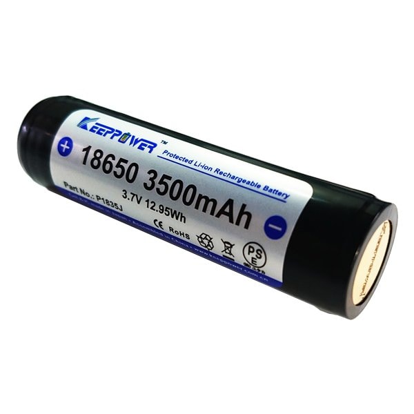 18650 リチウムイオン電池 リチウム電池 充電池S47981 18650 リチウムイオン充電池 2本セット 3.7V 2600mAh PSE 保護