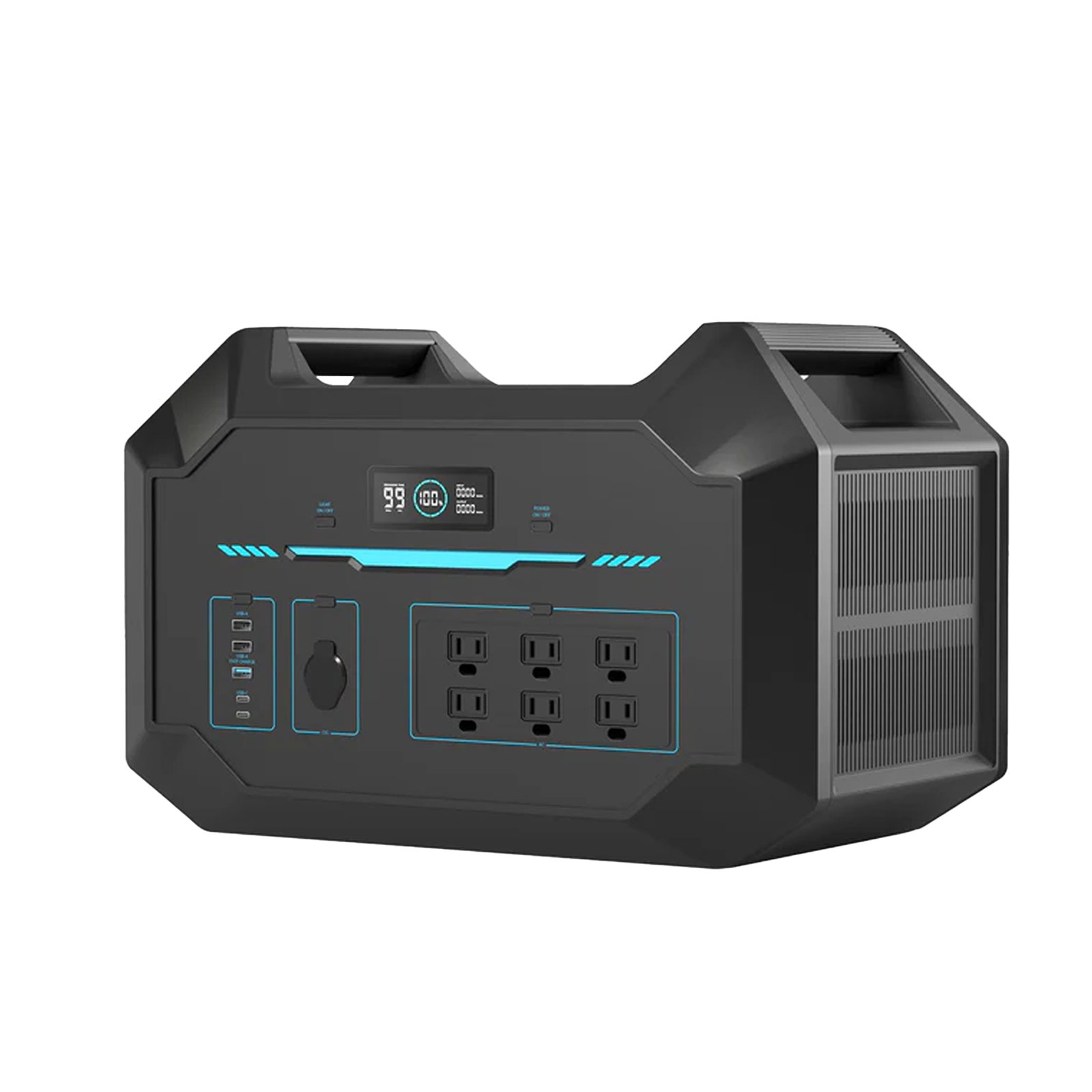 RENOGY ポータブル電源1000 998Wh／24000mAh 正弦波 50/60Hz切替 AC100V 軽量 リチウムイオン 家庭用 蓄電池 急速充電 BMS保護機能付き 省エネモード ソーラー充電 車内充電 防災 非常用 車中泊 アウトドア 船舶