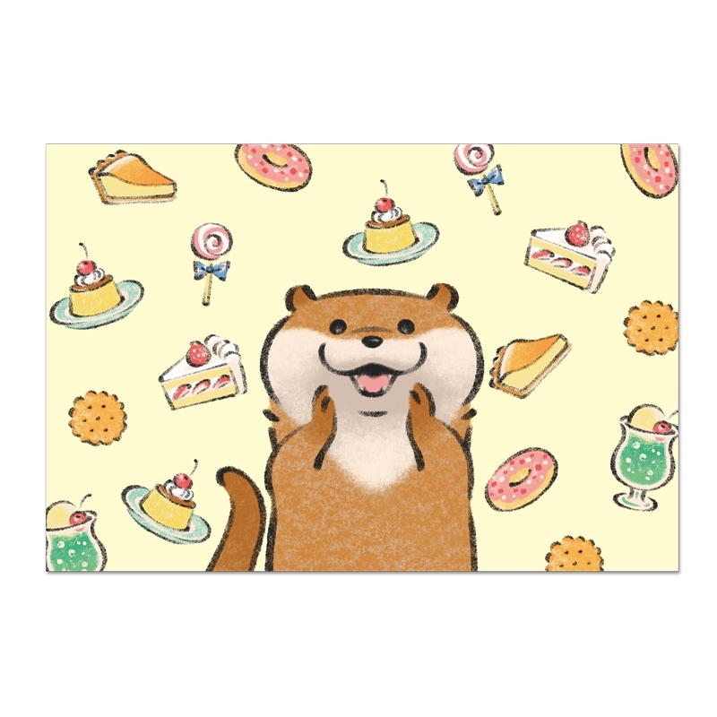 可愛い嘘のカワウソ ポストカード(お菓子) | すべての商品 | 可愛い嘘