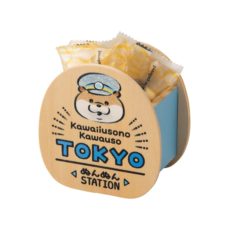 可愛い嘘のカワウソ 木箱入りクッキー | ぬんぬんステーション