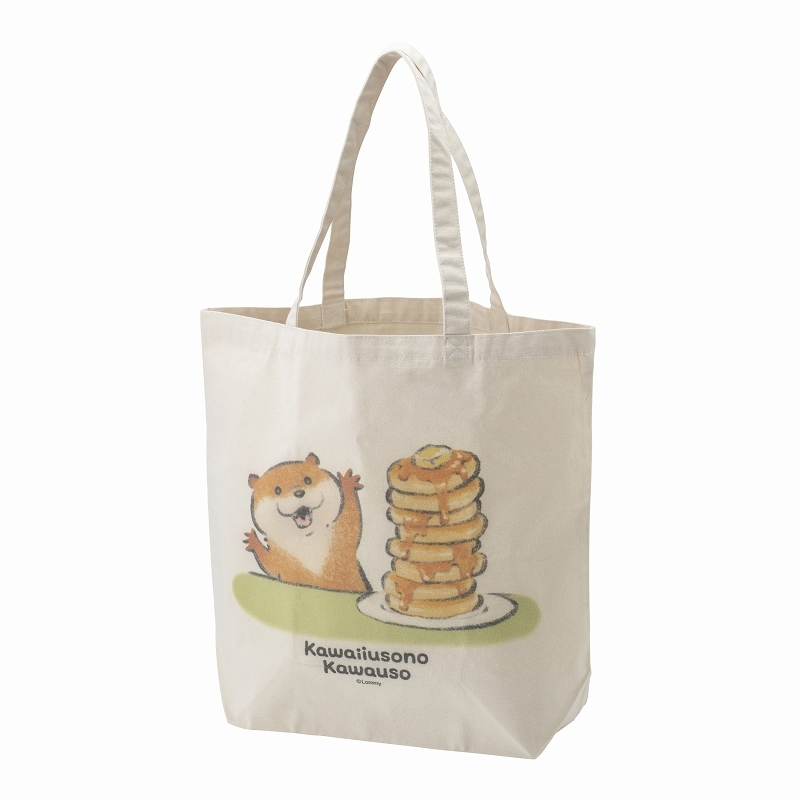 可愛い嘘のカワウソ 大きめトート(パンケーキ) | バッグ・ポーチ