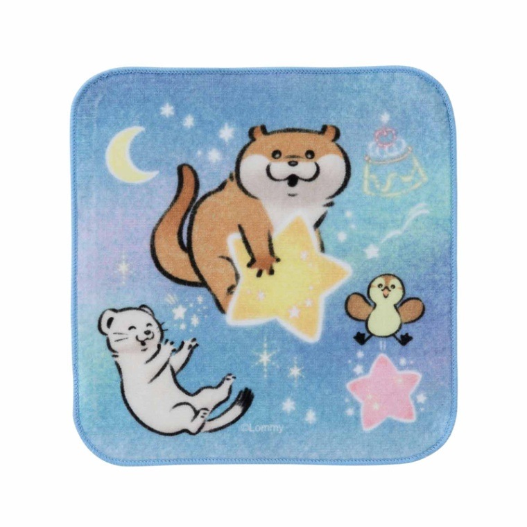 可愛い嘘のカワウソ 星空さんぽ ハンドタオル(なかよし) | すべての