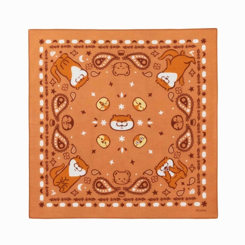 可愛い嘘のカワウソ いっしょにおでかけバンダナ 今月の新商品 可愛い嘘のカワウソ 公式グッズ