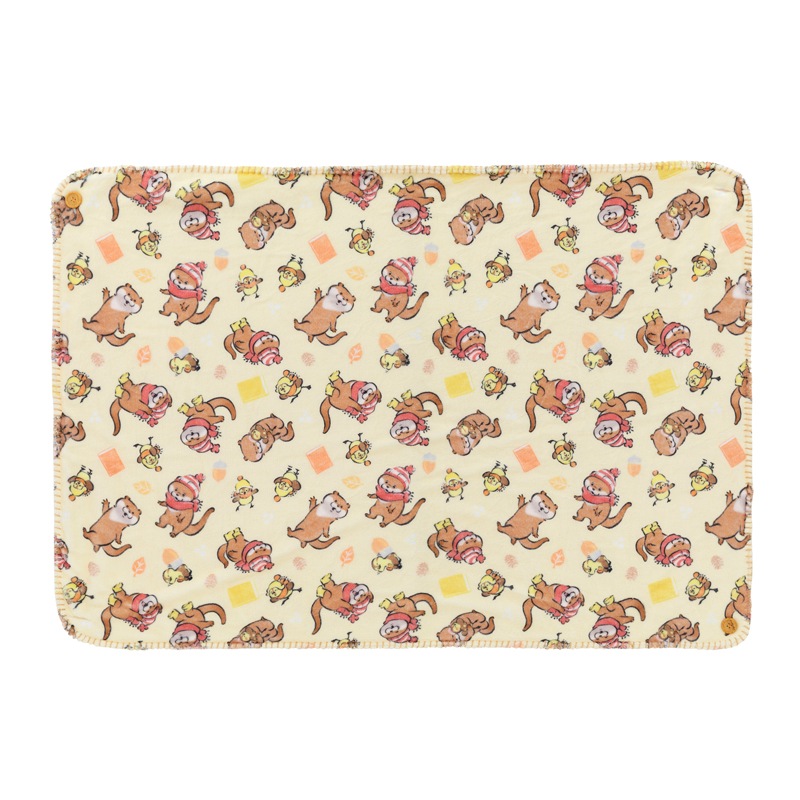 可愛い嘘のカワウソ　大判ブランケット他まとめ売り 可愛い嘘のカワウソ あったか大きめ毛布ブランケット (ぬんぬカワウソ