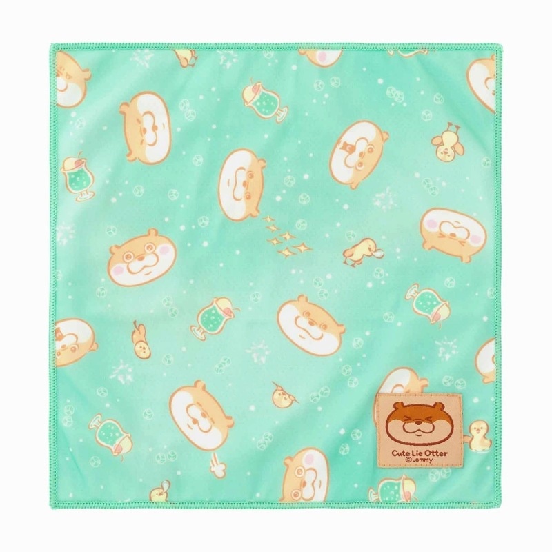 可愛い嘘のカワウソ ひんやりハンカチ(クリームソーダ) | 商品で探す