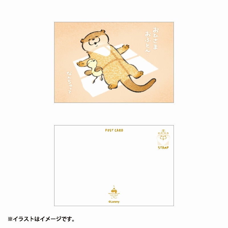 可愛い嘘のカワウソ ポストカード(おひさまおふとん) | 商品で探す