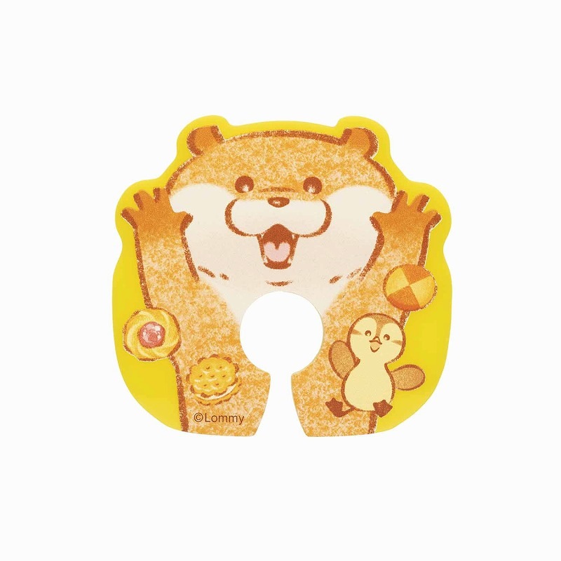 可愛い嘘のカワウソ ぬんぬんParty！カフェ アクリルBIG袋どめクリップ