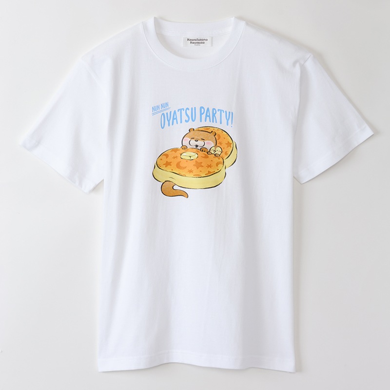 可愛い嘘のカワウソ ぬんぬんParty！カフェ Tシャツ パンケーキ
