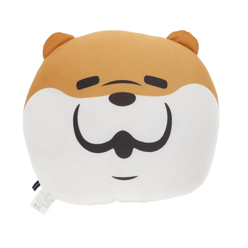 可愛い嘘のカワウソ にんまり ダイカットクッション | 商品で探す