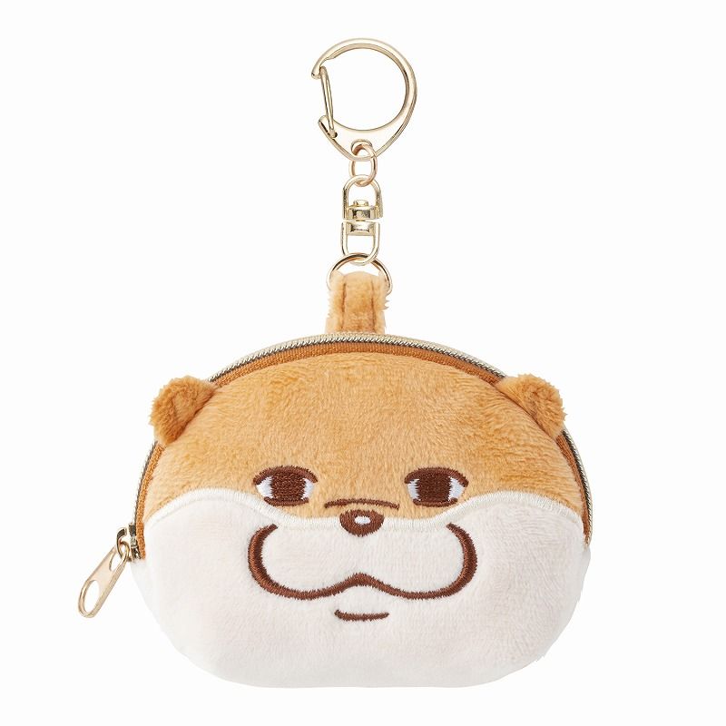 可愛い嘘のカワウソ シェル型おかおミニポーチ (真顔) | すべての商品