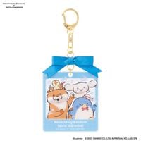 可愛い嘘のカワウソ アクリル壁掛け時計 仲間といっしょ